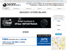 Tablet Screenshot of 3storemilano.it